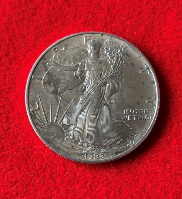 1992 AMERICAN EAGLE SILVER DOLLAR