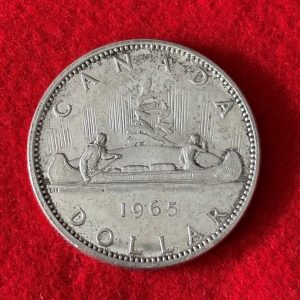 1965 CANADA SILVER ONE DOLLAR