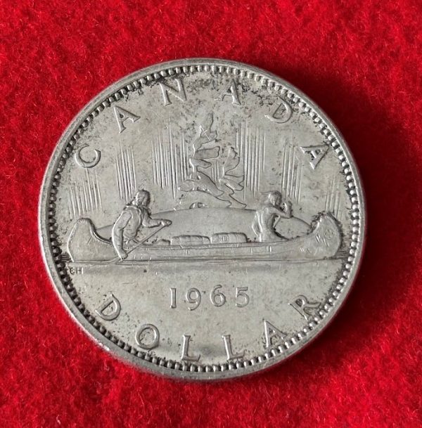 1965 CANADA SILVER ONE DOLLAR