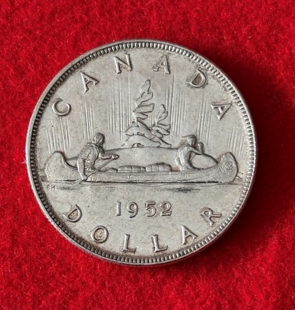 1952 CANADA SILVER ONE DOLLAR